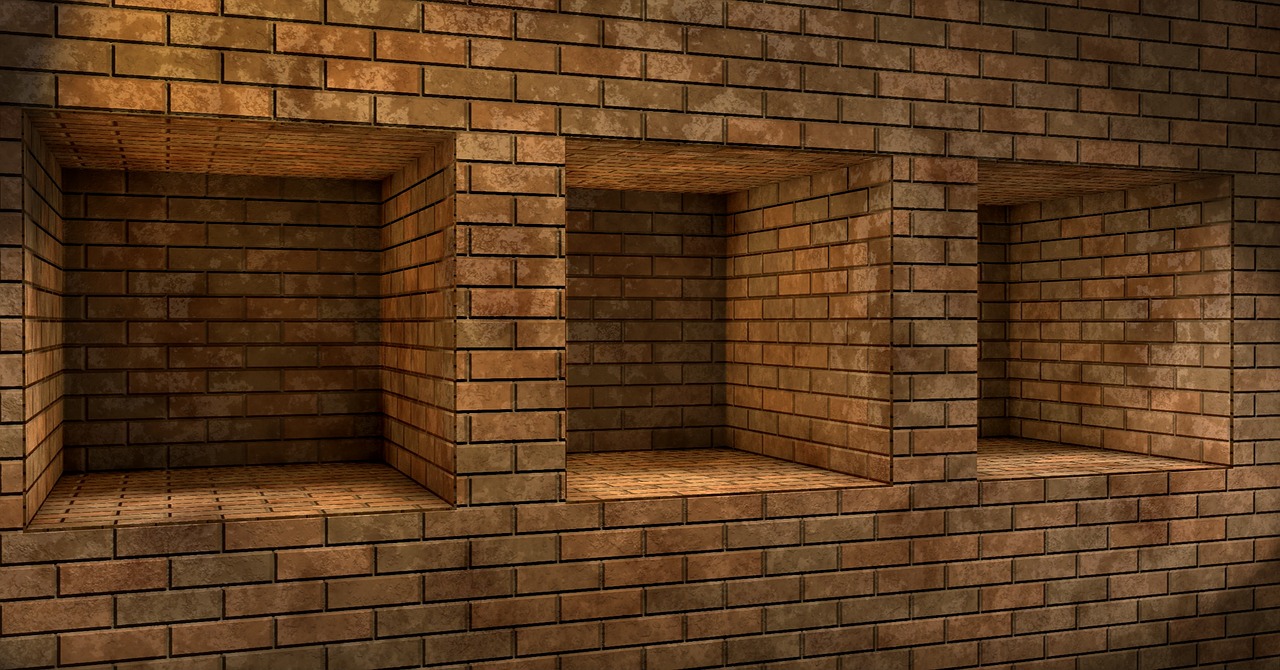 niche wall brick free photo