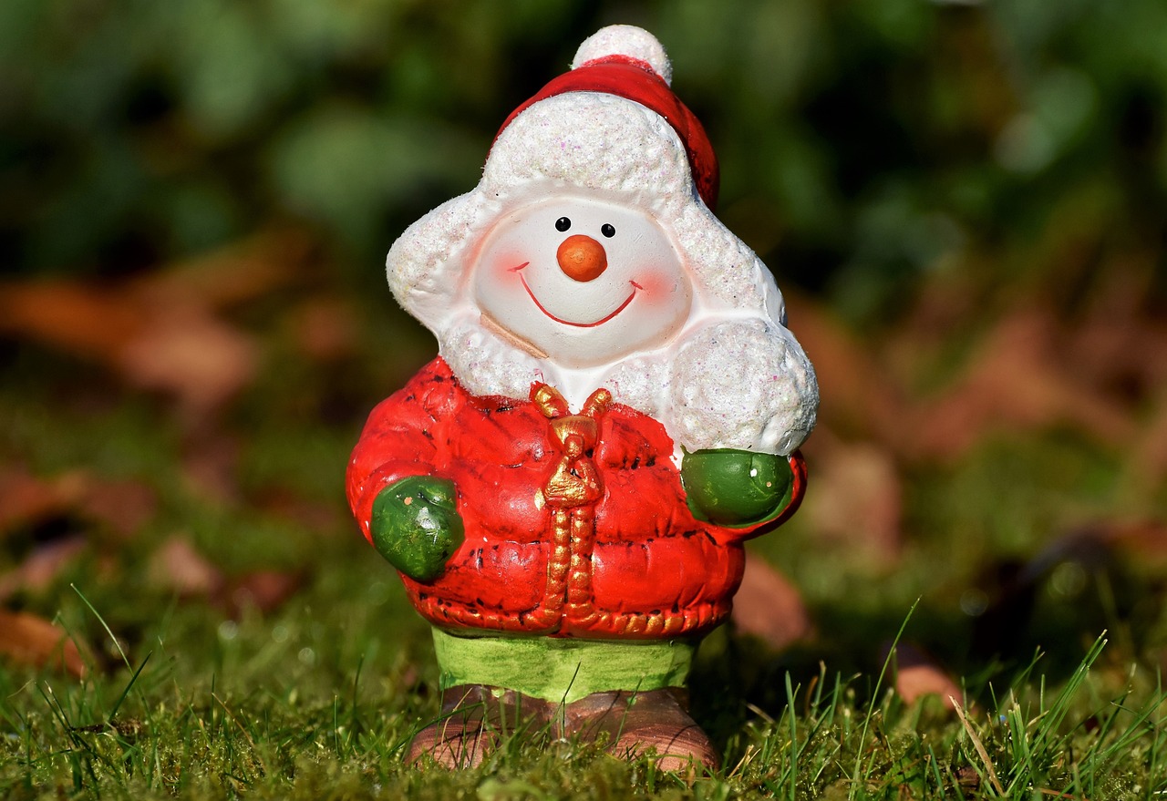 nicholas santa claus snow man free photo