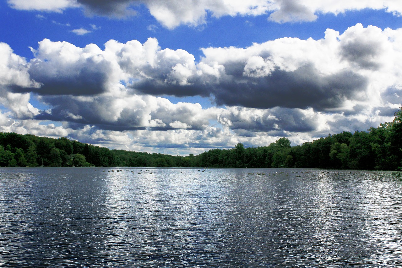 niederrhein lake landscape free photo
