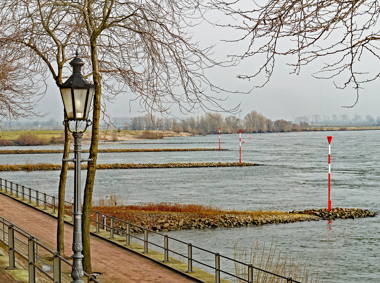 niederrhein promenade rees free photo