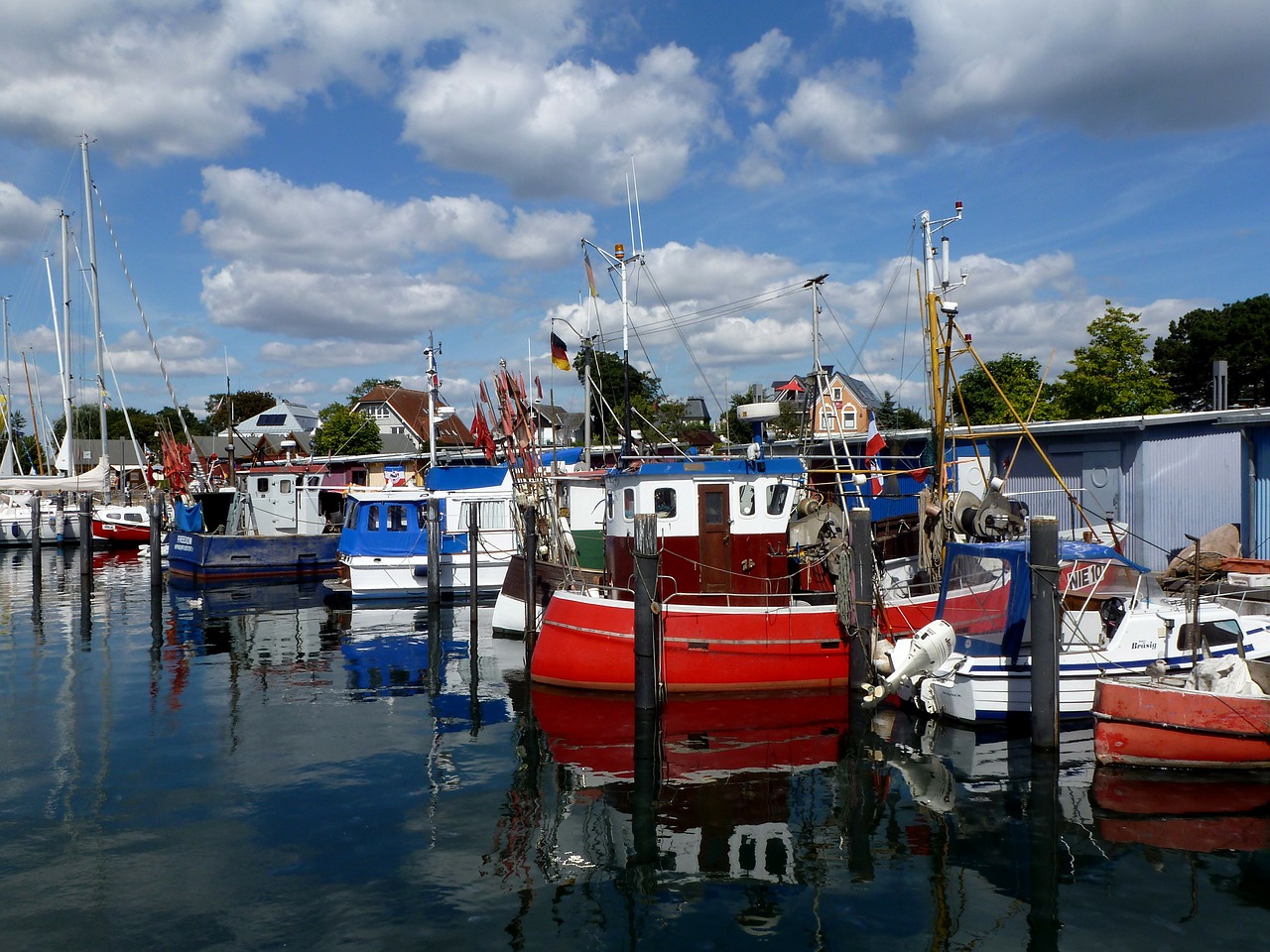 niendorf baltic sea port free photo