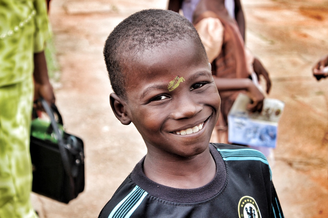 nigeria child happy free photo