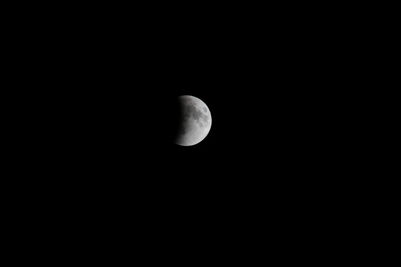night moon eclipse free photo