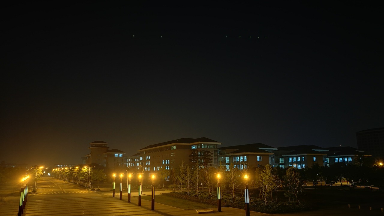 night southeast university modern free photo