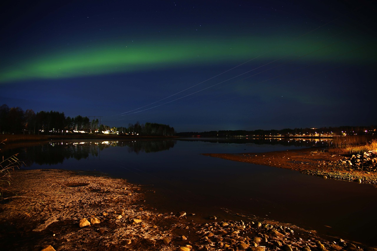 night himmel sweden free photo