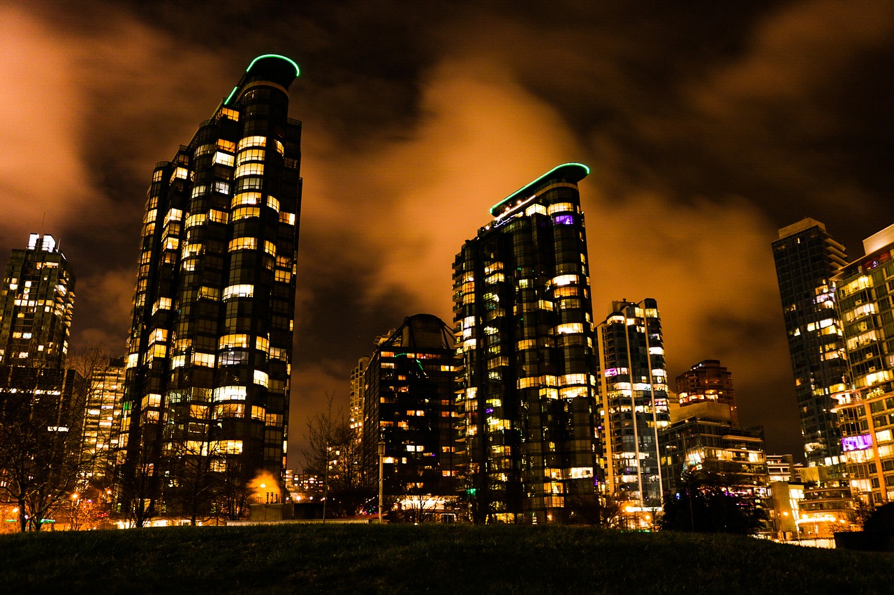 night clouds skyline free photo