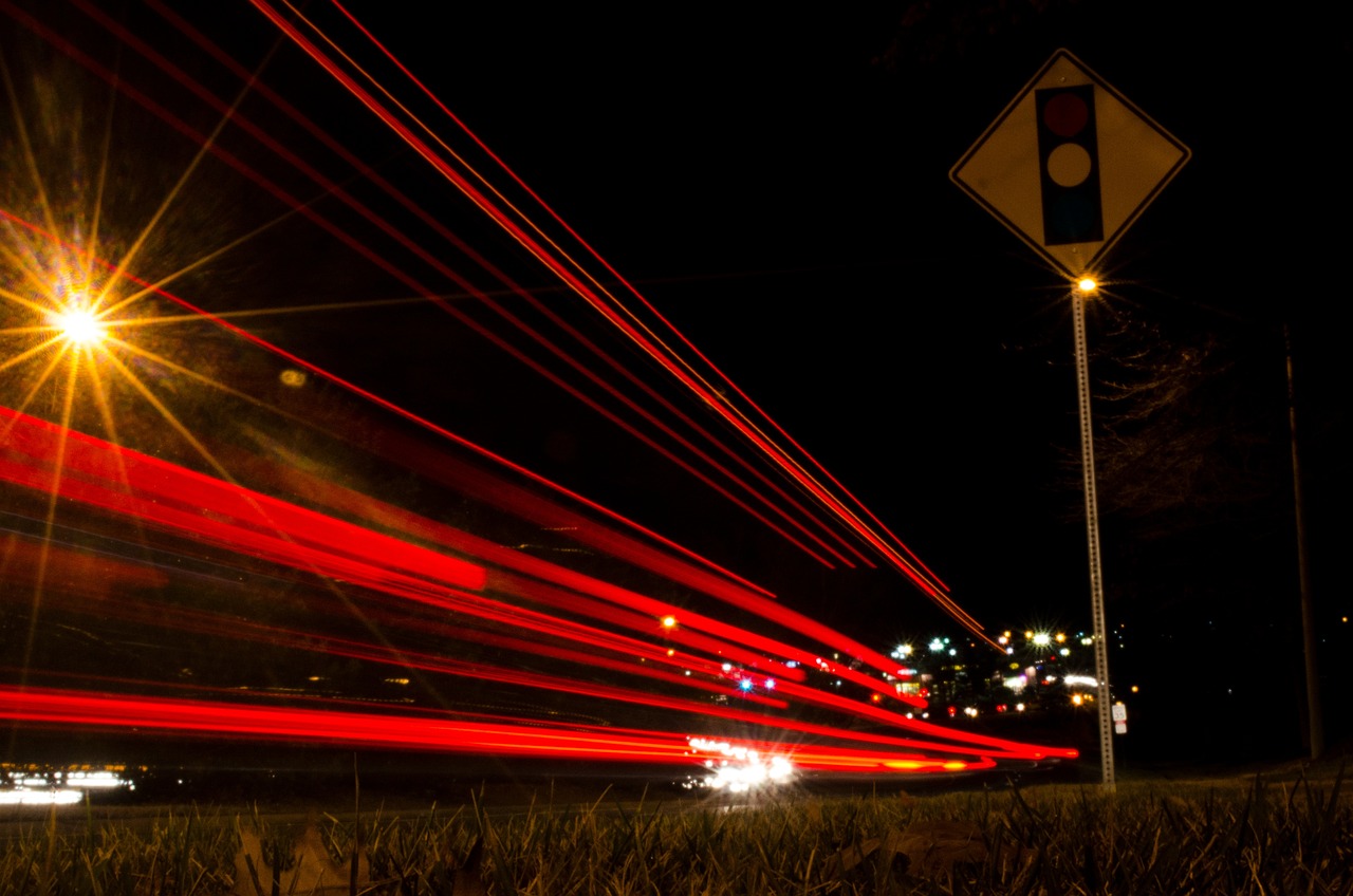 night street city free photo