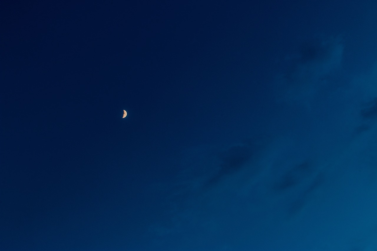 night blue sky free photo