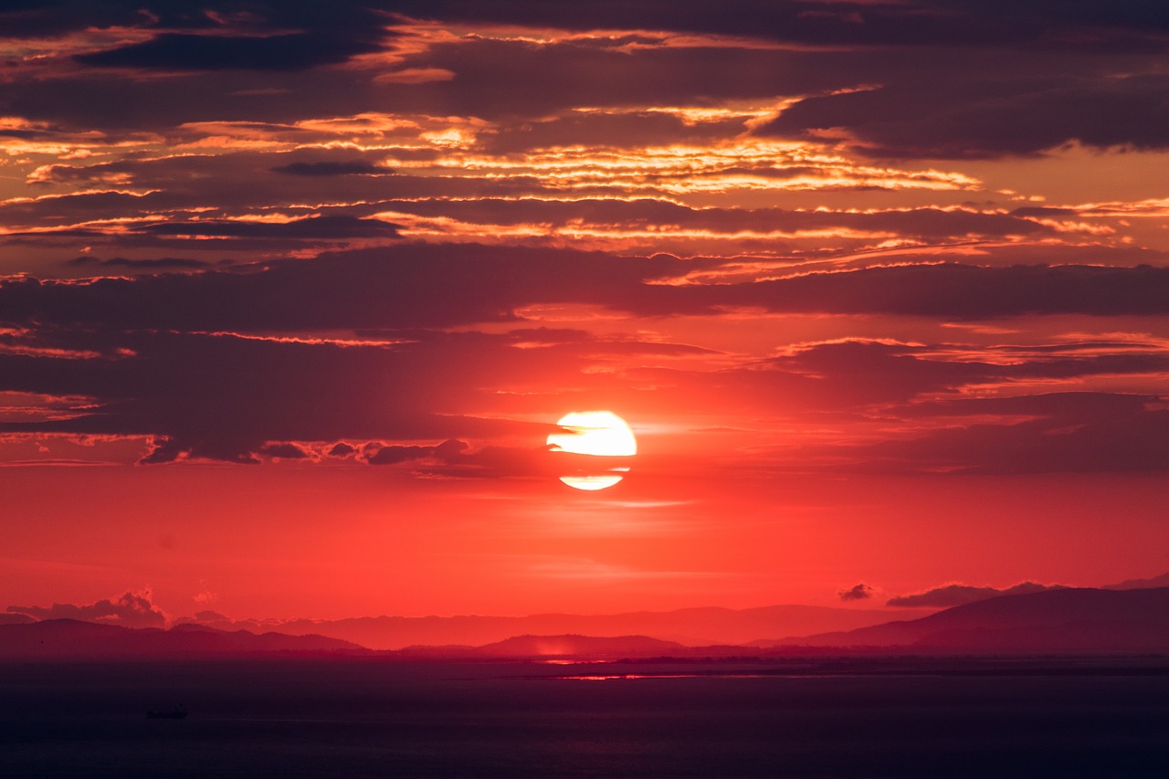 night sky clouds free photo