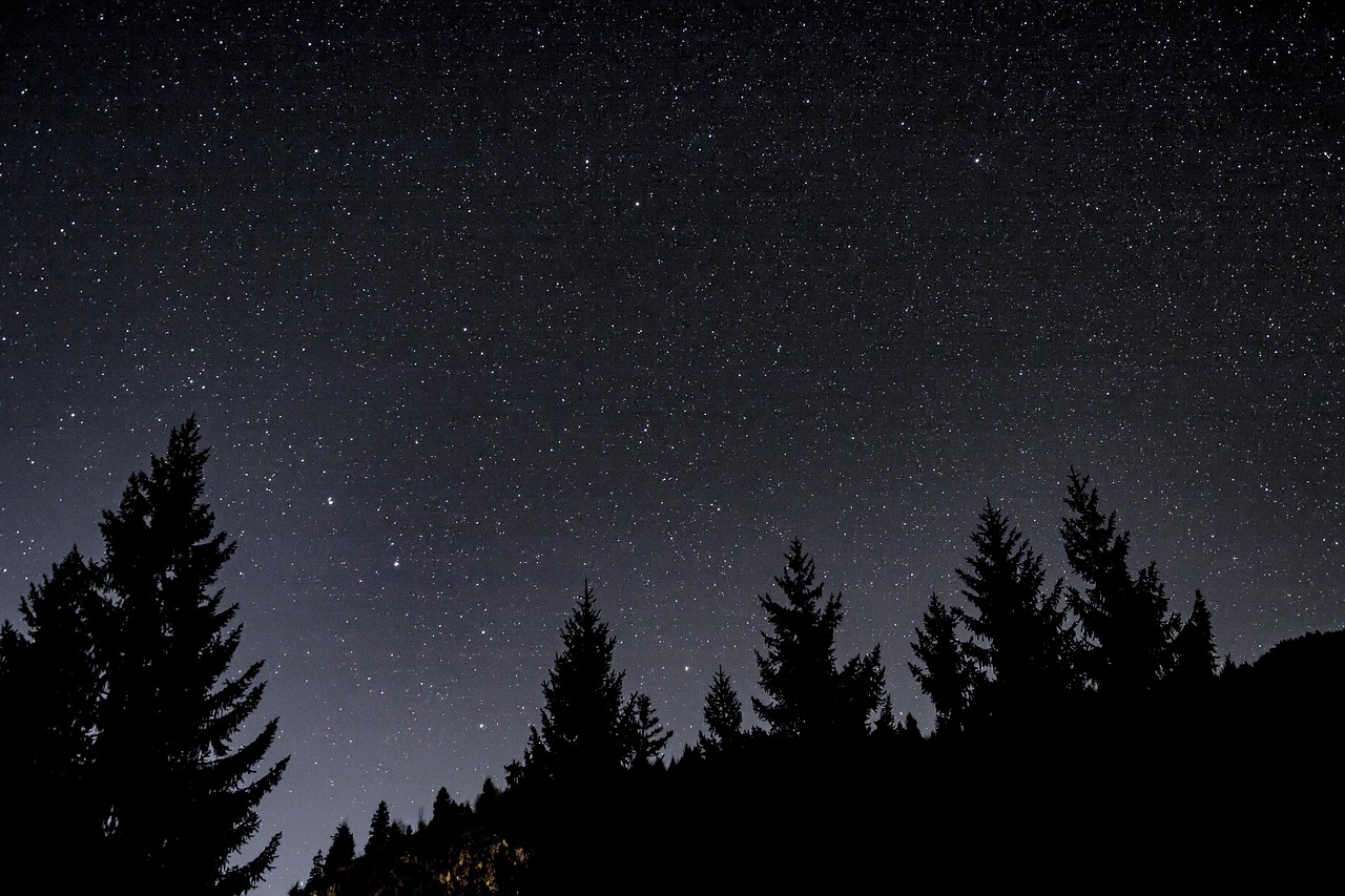 night star starry sky free photo