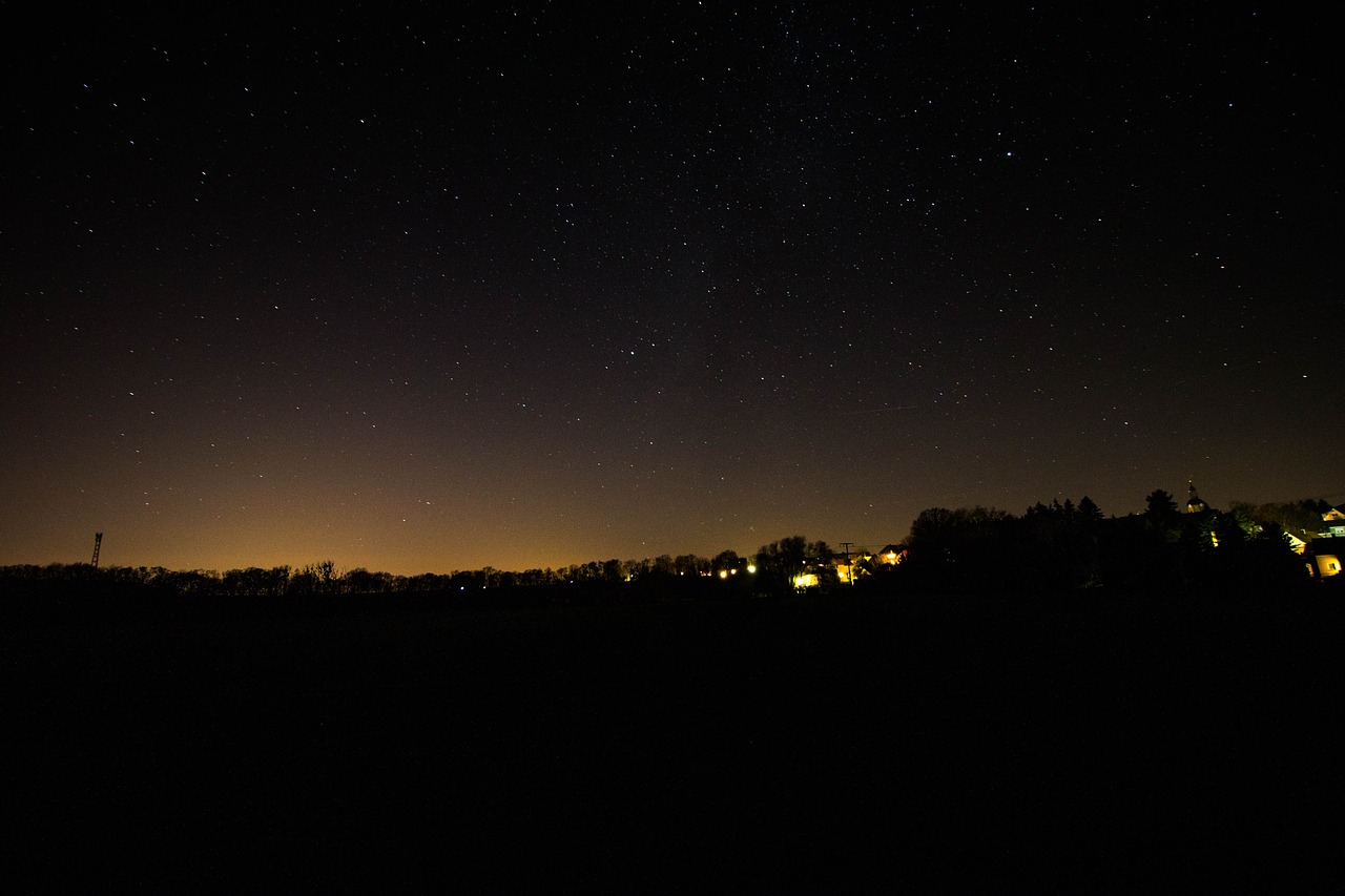 night sky night photograph free photo