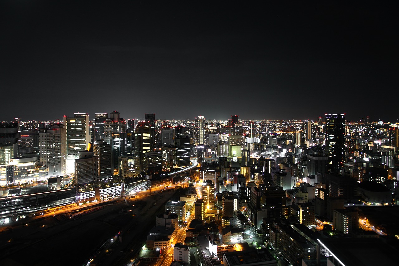 night  city  city at night free photo