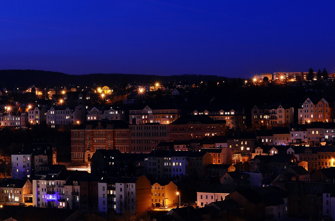 night  panorama  lighting free photo