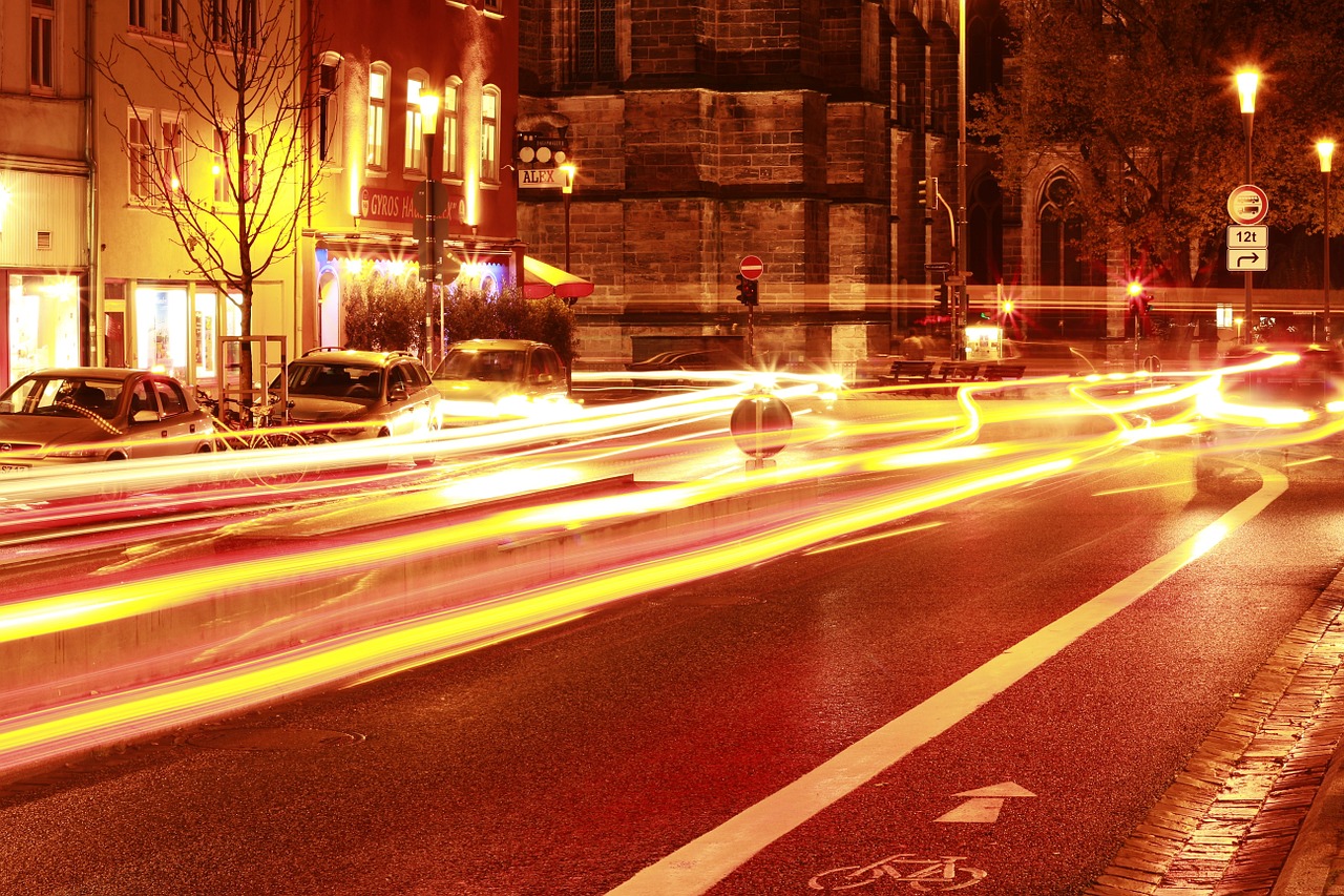 night long exposure marburg free photo