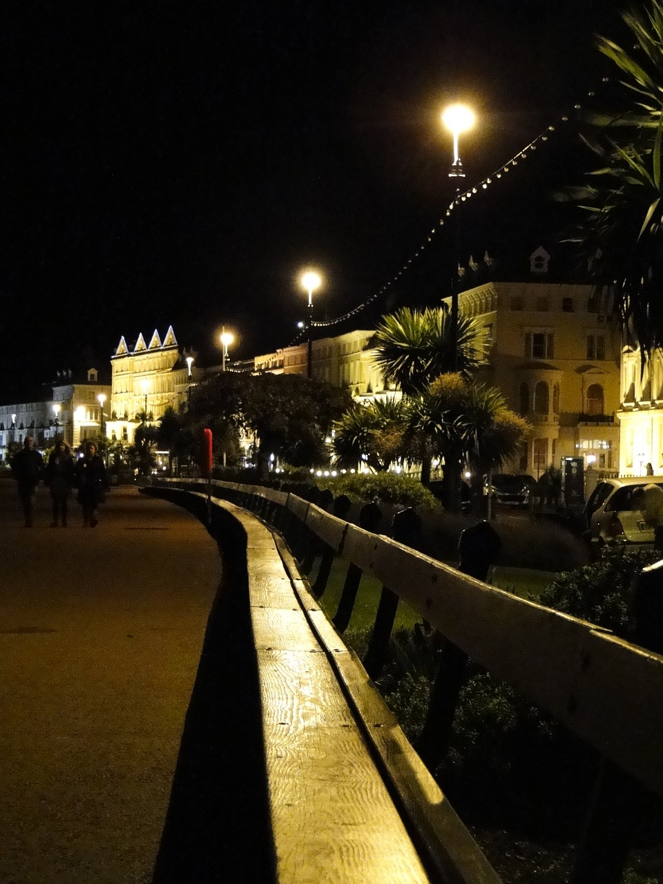 night promenade light free photo