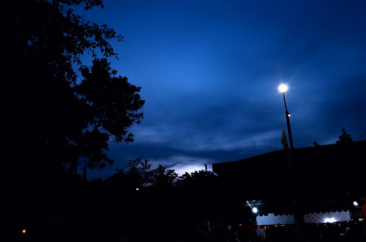 night the sky dark free photo