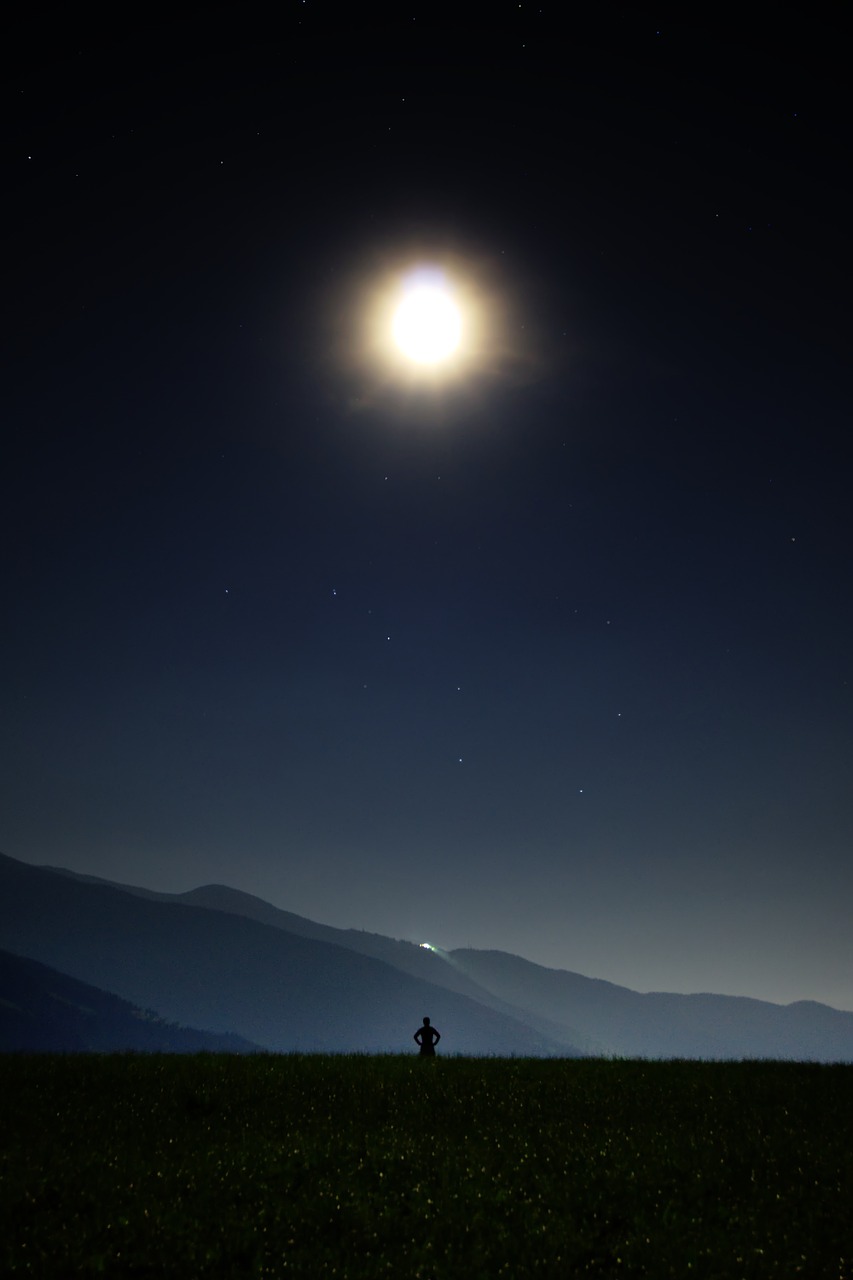 night star moon free photo