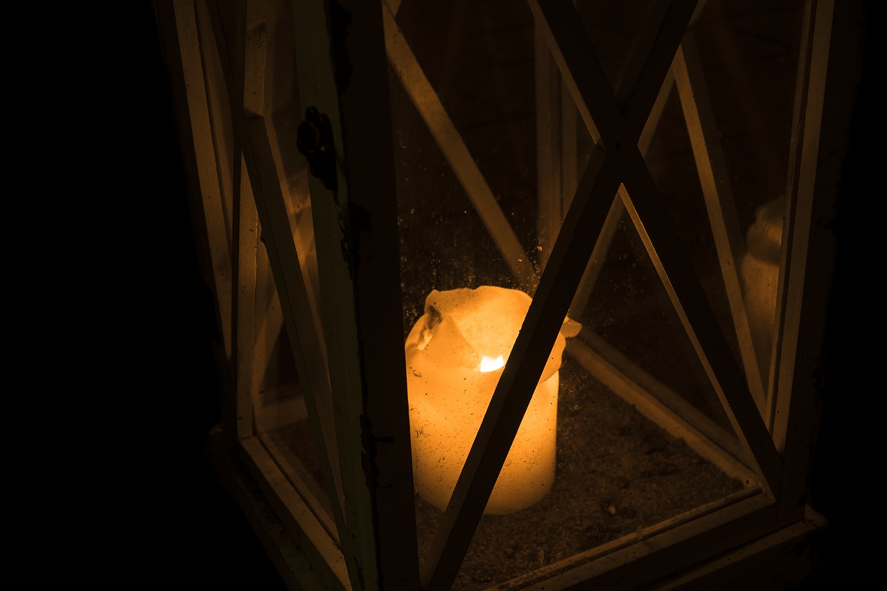 night photograph long exposure candle free photo