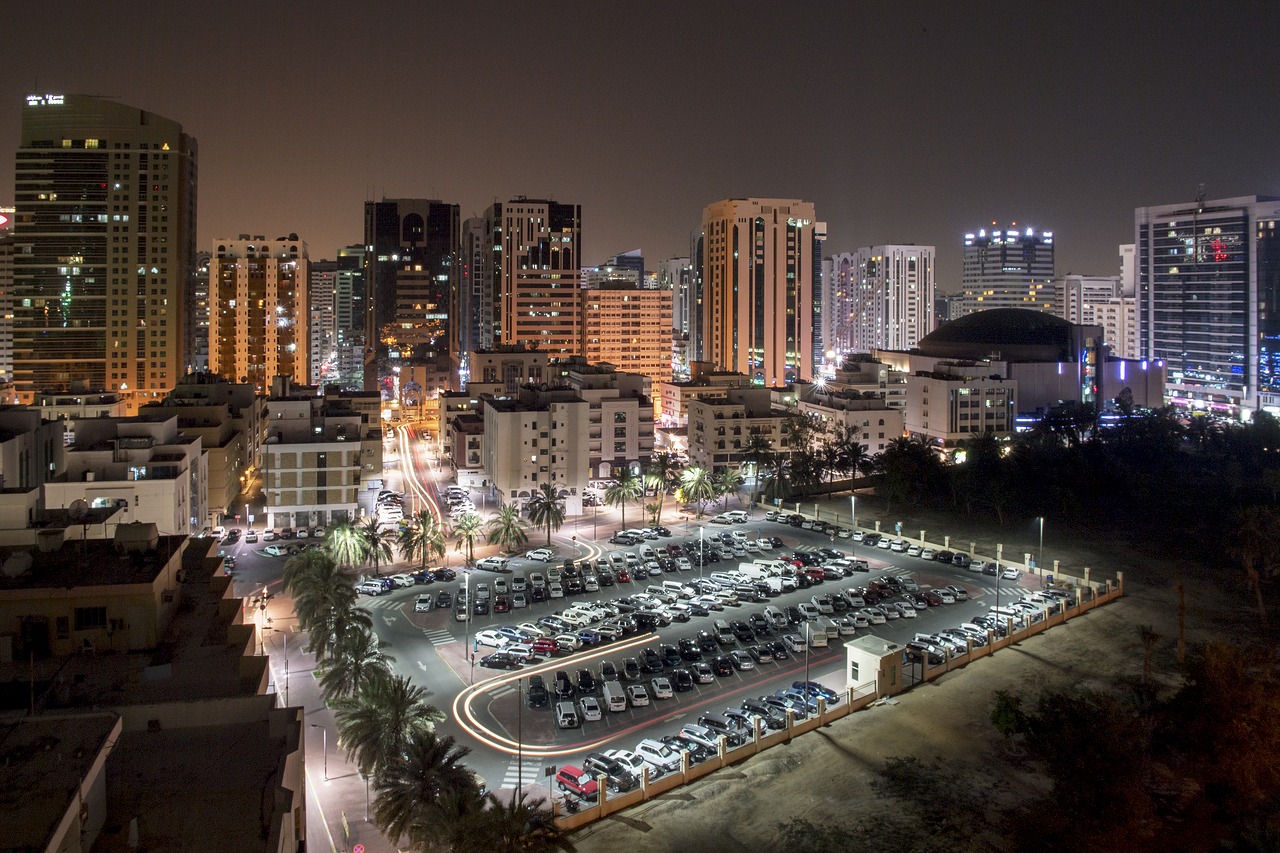 night scape lights city free photo