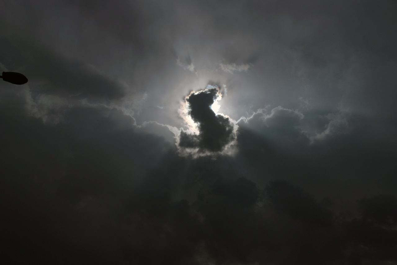 night sky  cloud  moon free photo