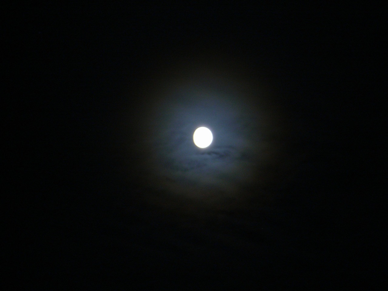 night sky full moon moonlight free photo