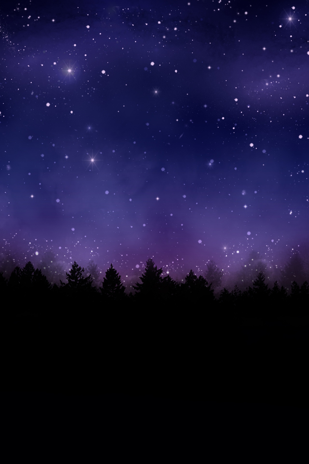 night stars sky free photo