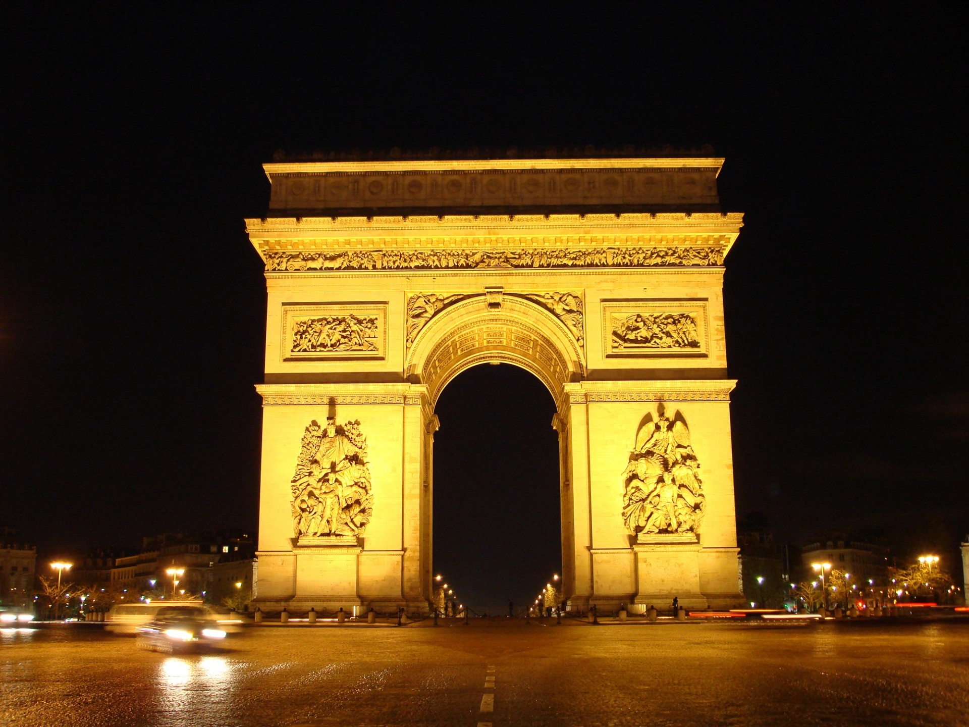 arc de triomphe paris landmark free photo