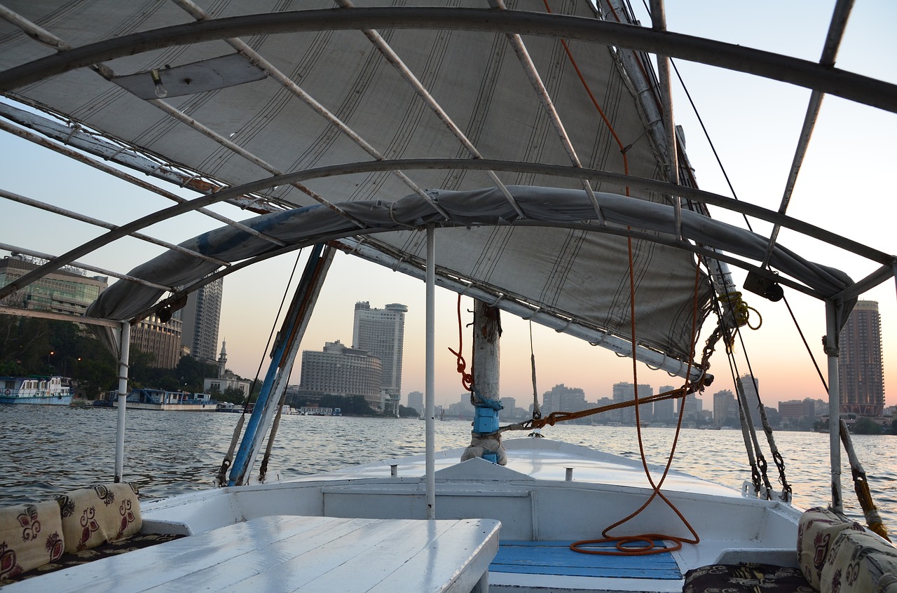 nile river egypt sailing free photo