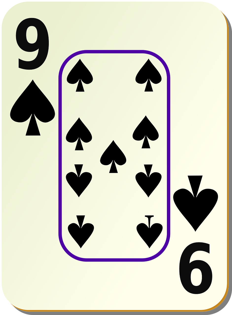 nine 9 spades free photo