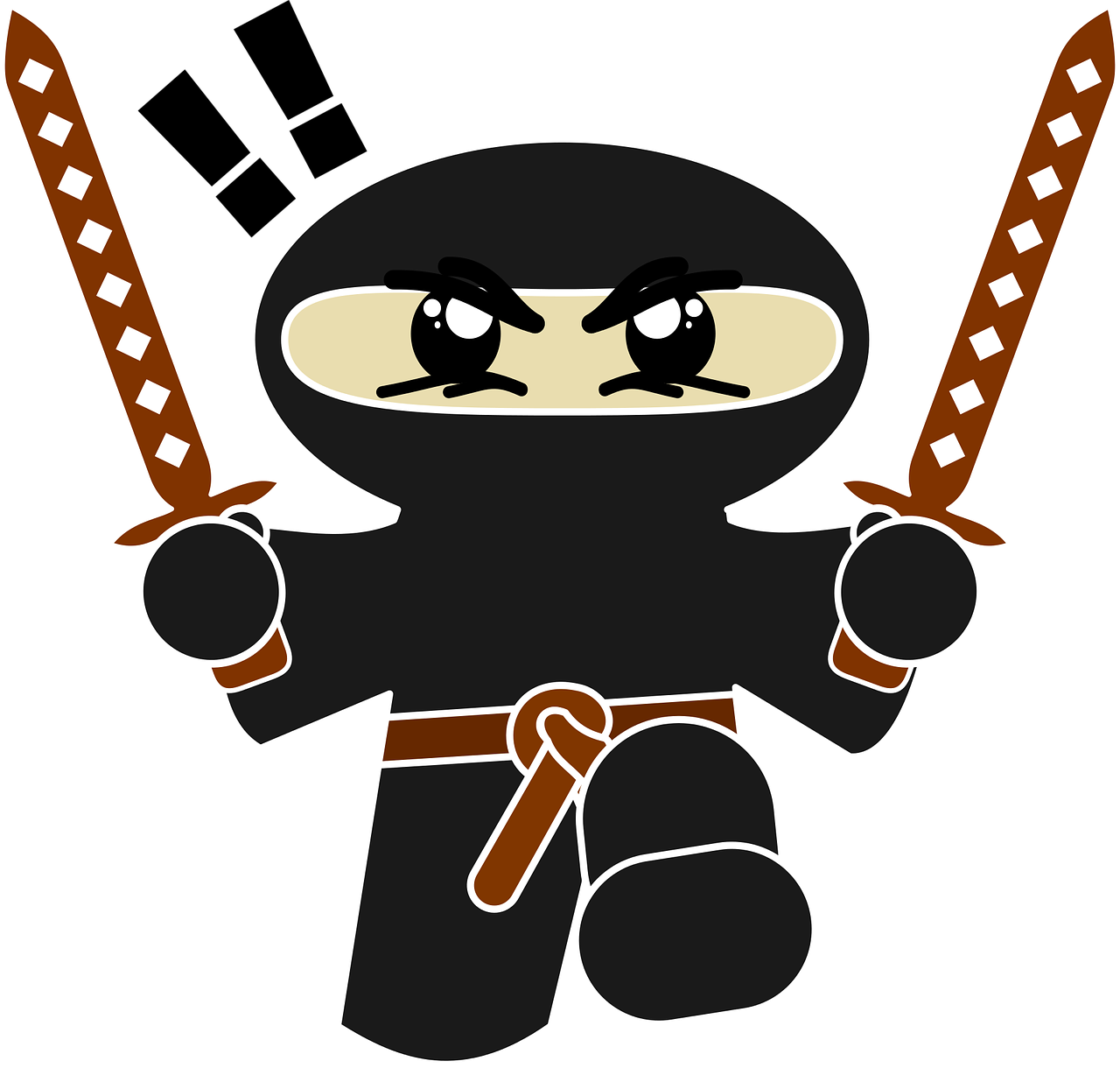 ninja comic character free photo