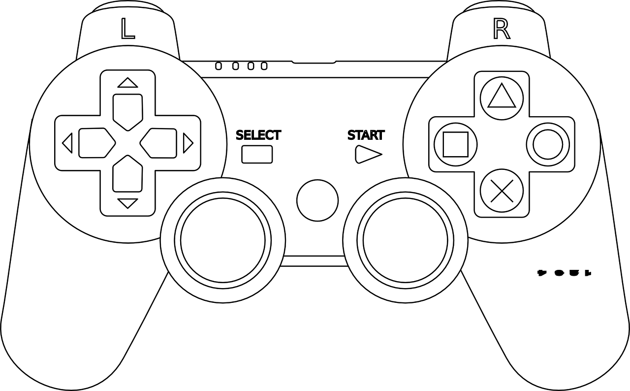 Download Playstation, Games, Gamer. Royalty-Free Vector Graphic