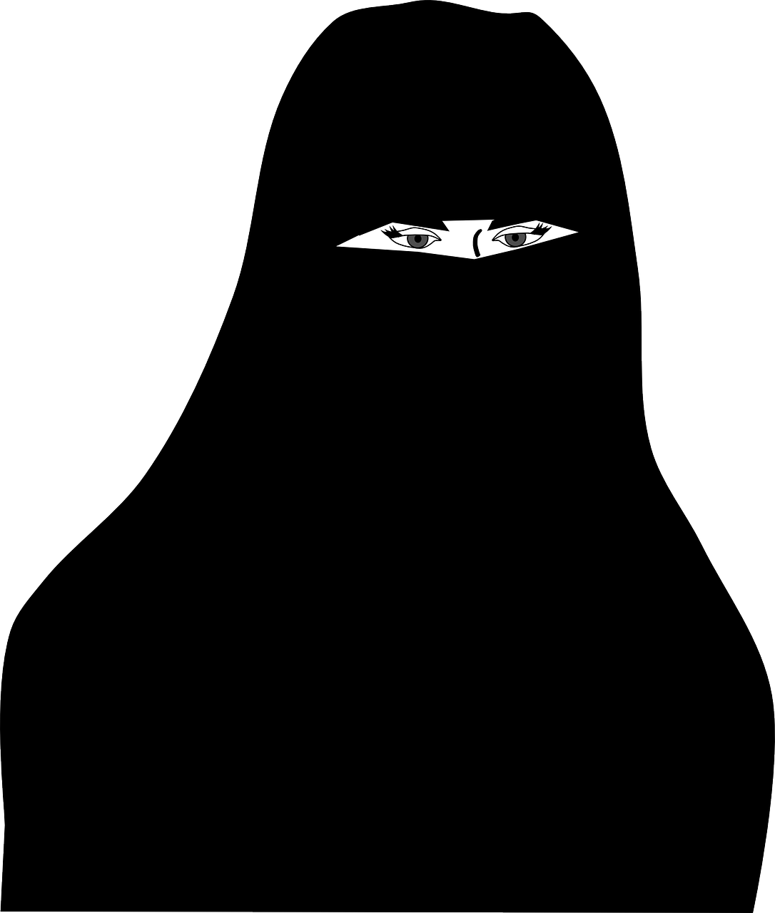 niqab veil woman free photo
