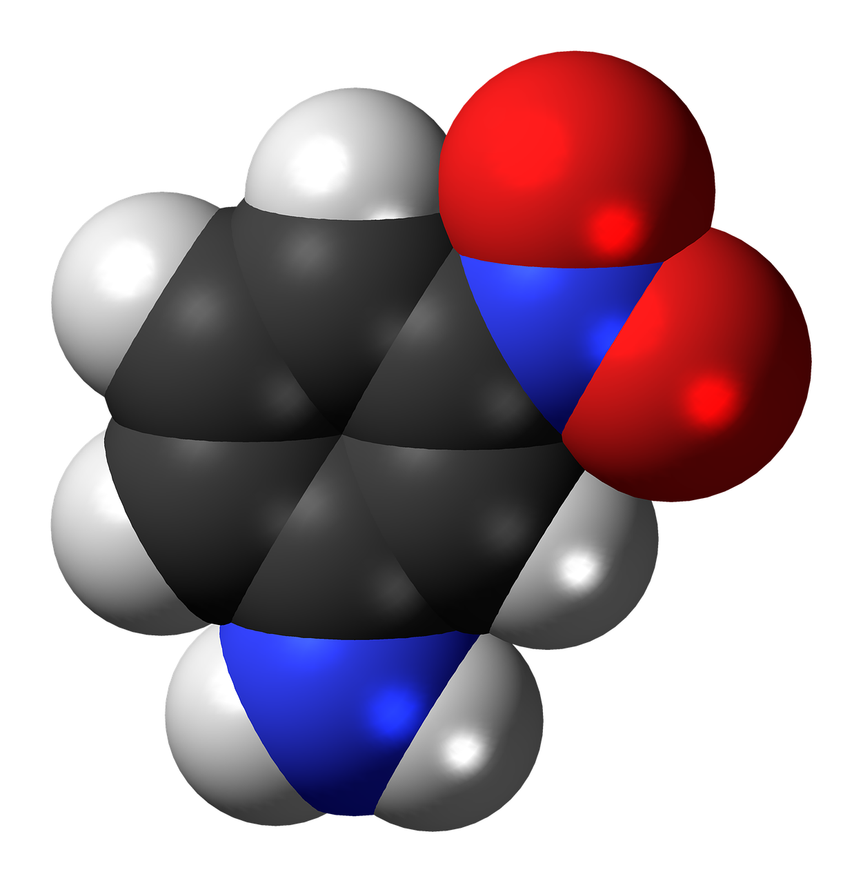 nitroaniline molecule chemistry free photo