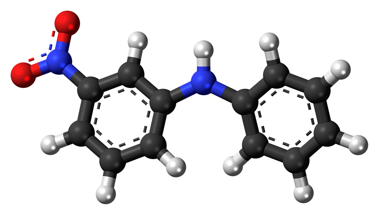 nitrodiphenylamine molecule chemistry free photo