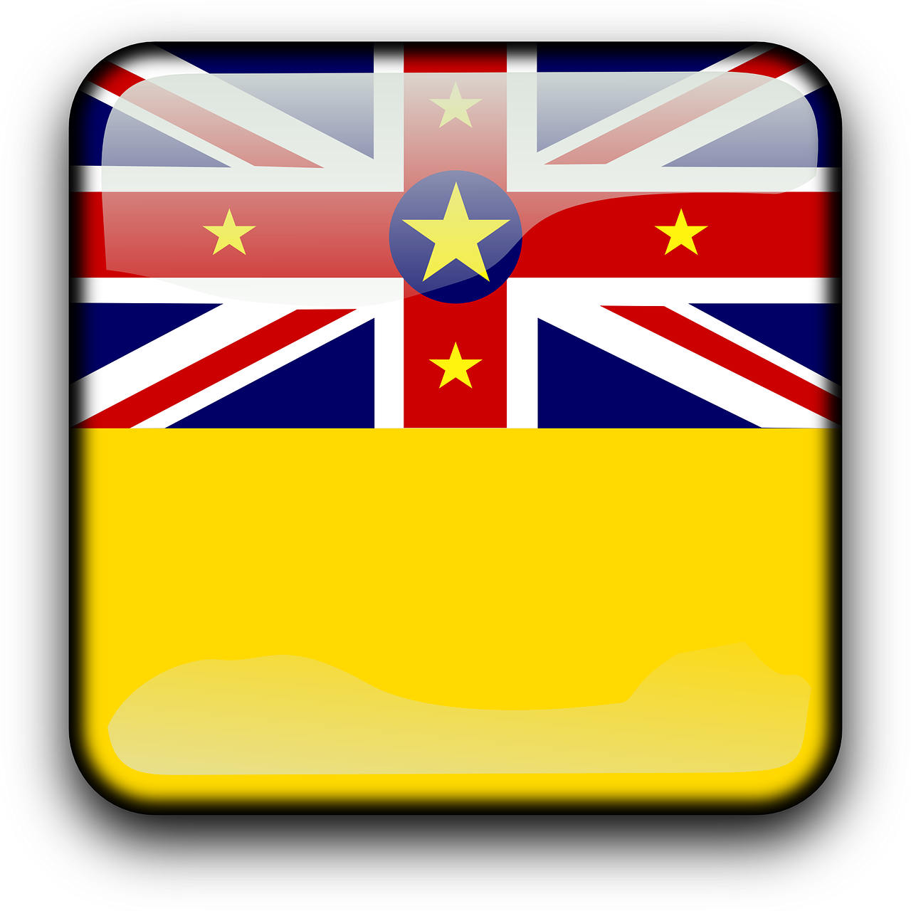 niue flag country free photo