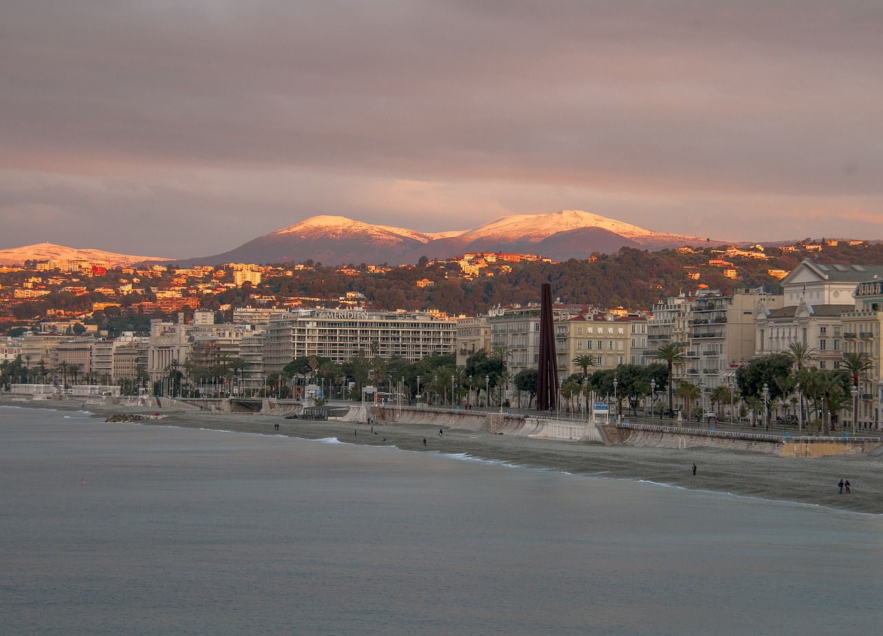 nizza  france  mountains free photo