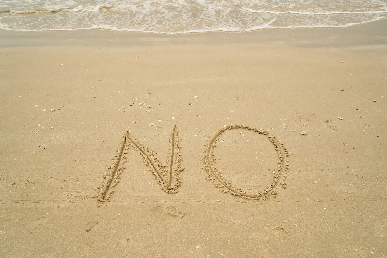no  beach  sand free photo
