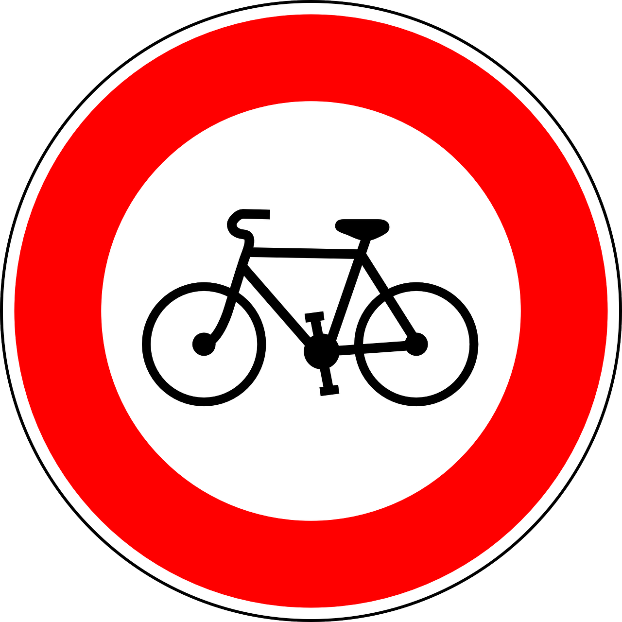 no bicycles traffic sign sign free photo