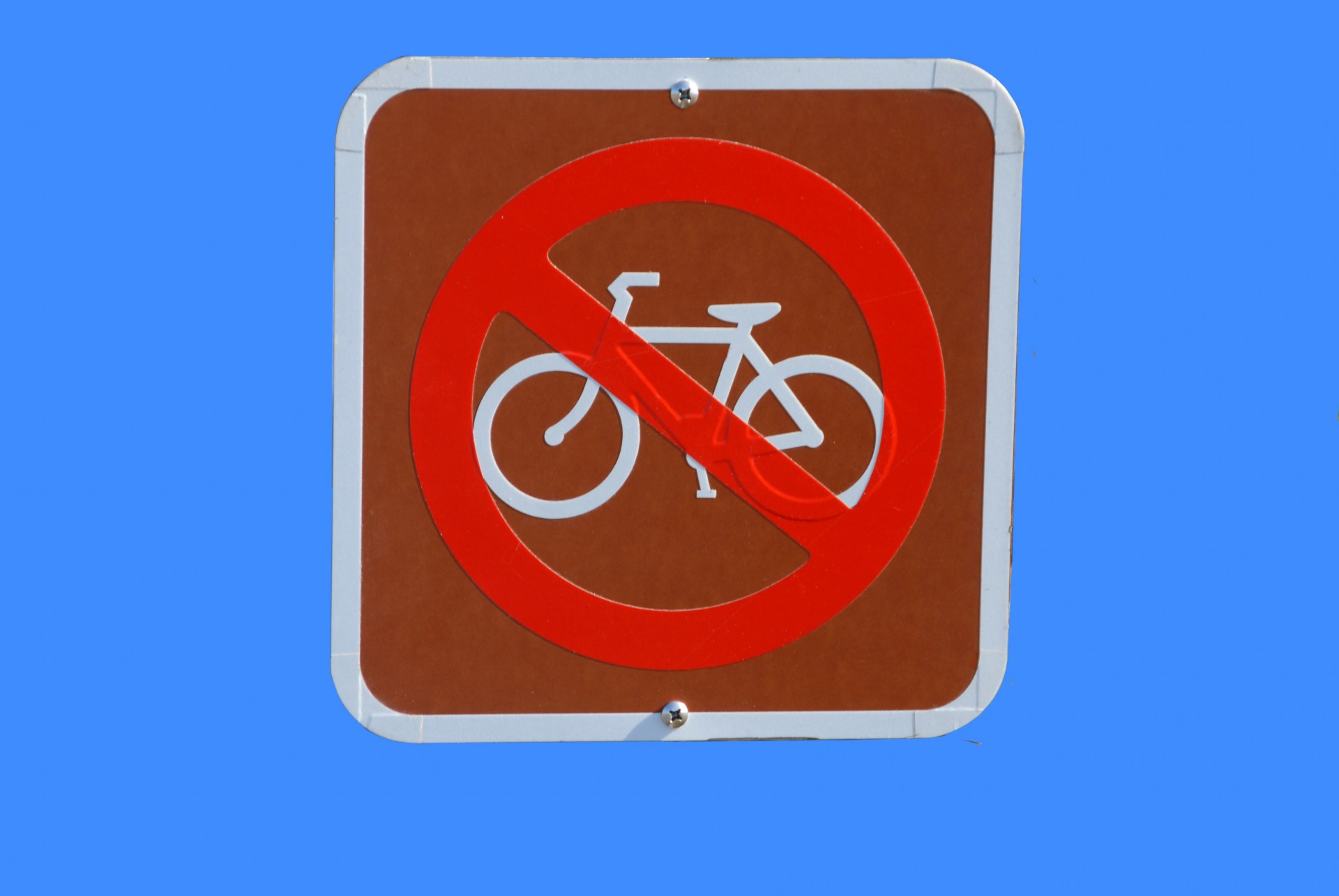 no bike sign signage free photo