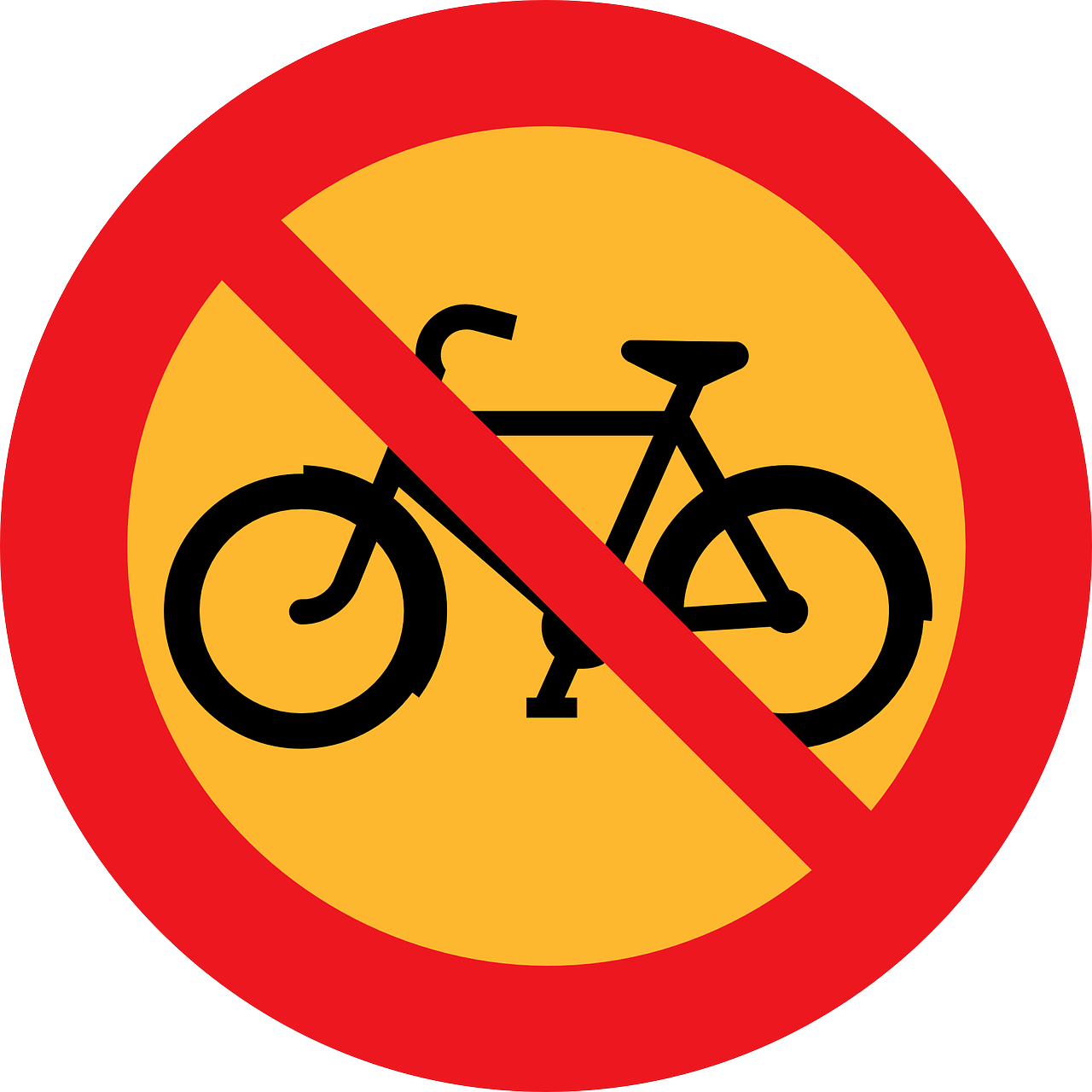 no biking bicycle bike free photo