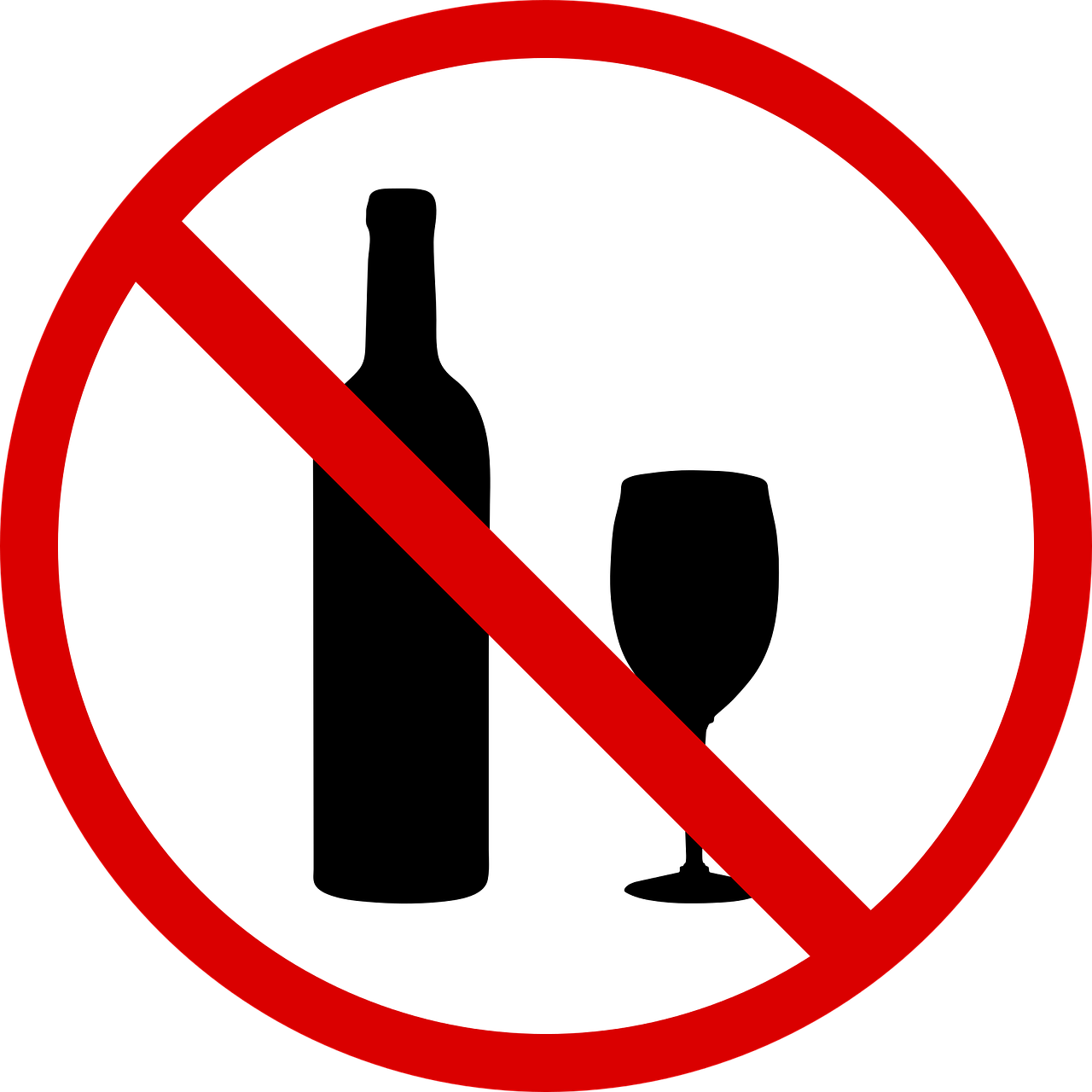 no drinking  no symbol  wine free photo