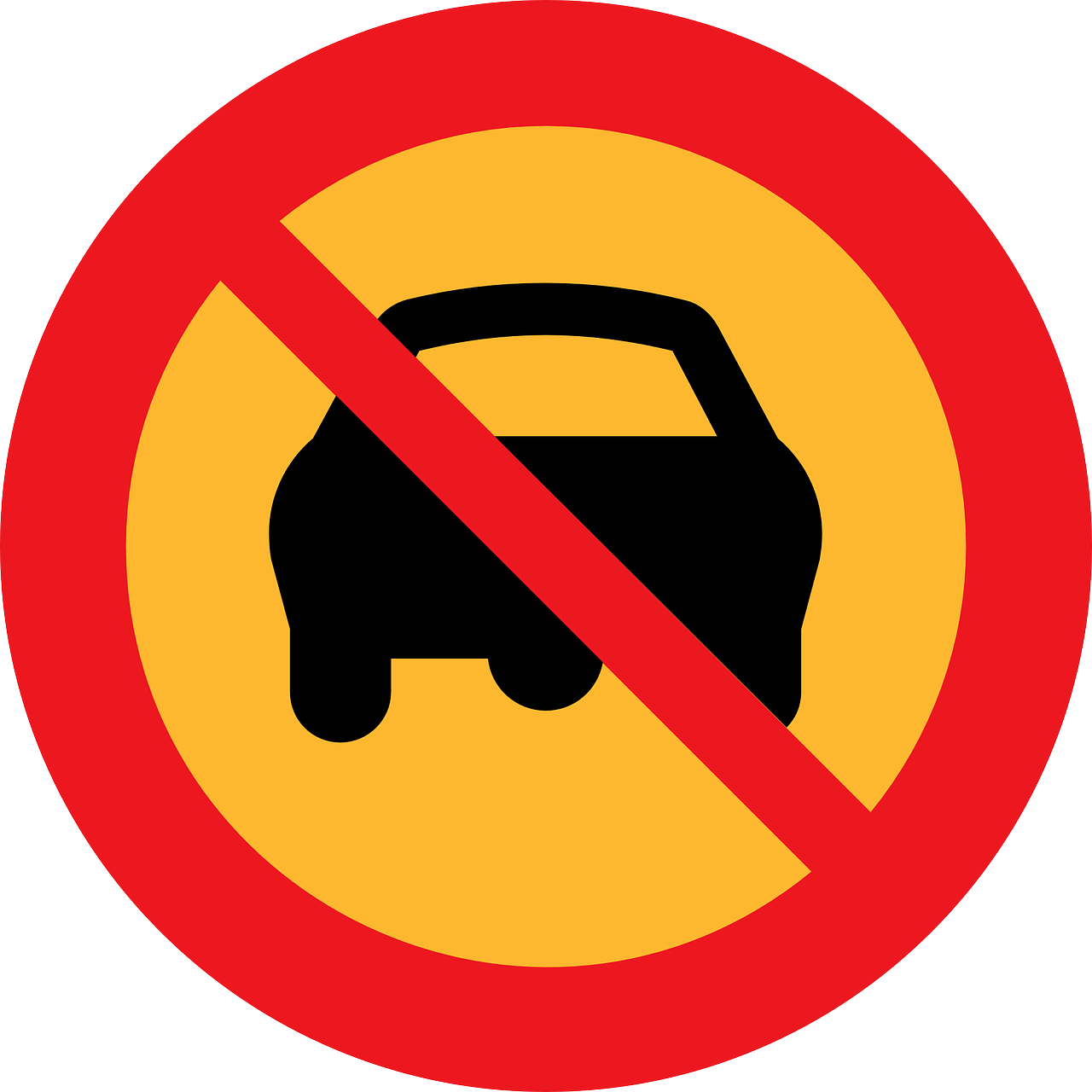 no driving no cars ban on driving free photo