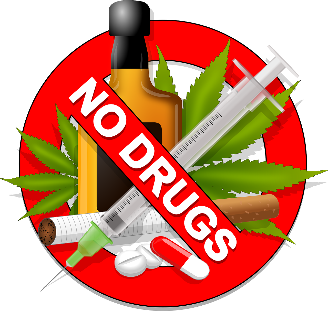 no drugs sign healthy free photo