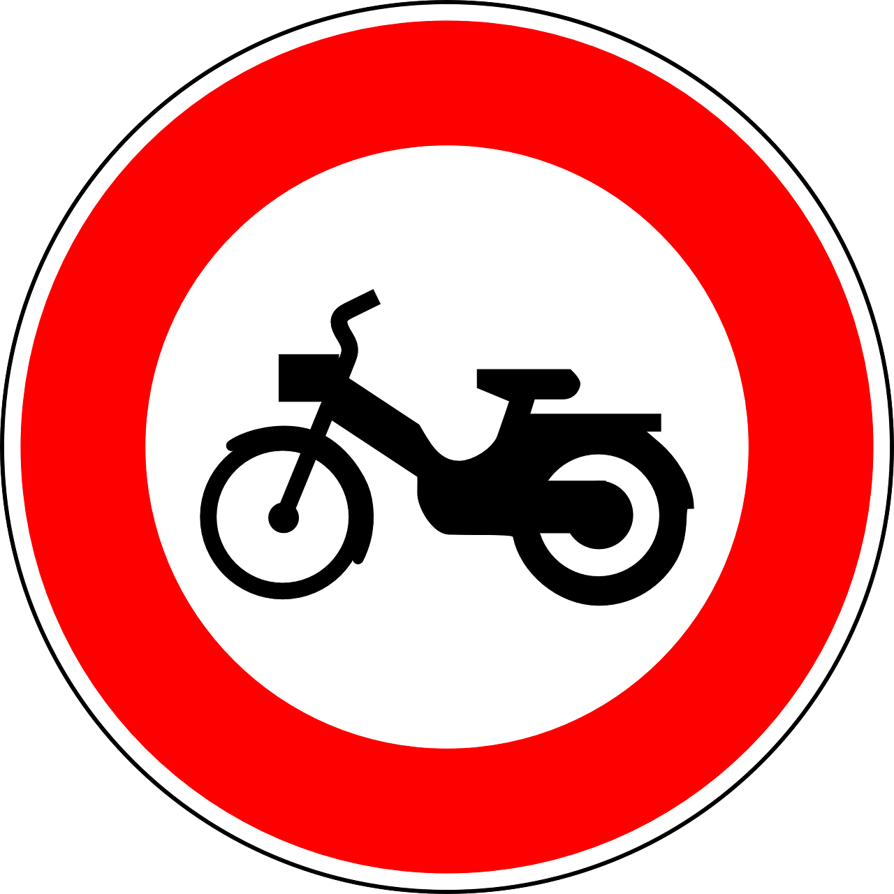 no mopeds traffic sign sign free photo