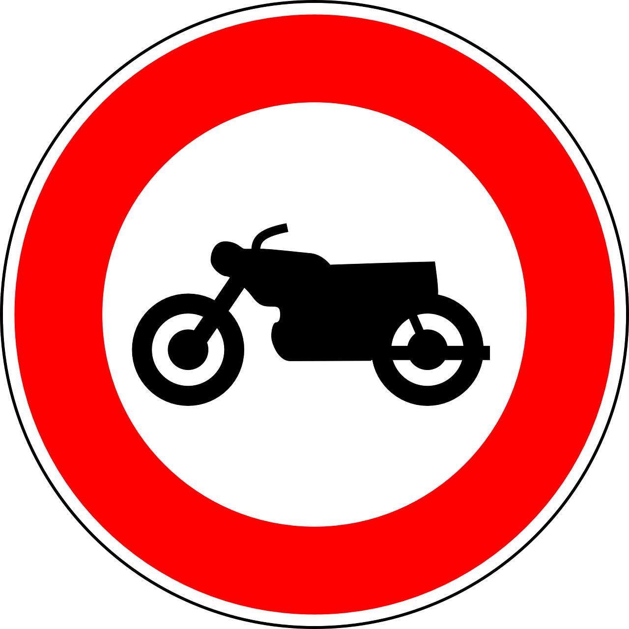 no motorcycles traffic sign sign free photo