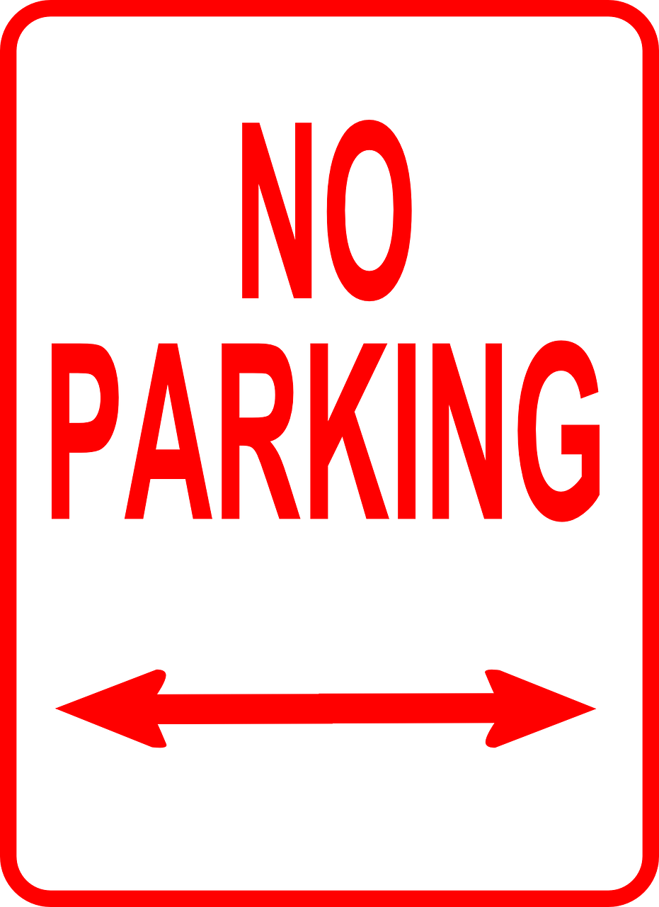 no parking parking prohibited forbidden free photo