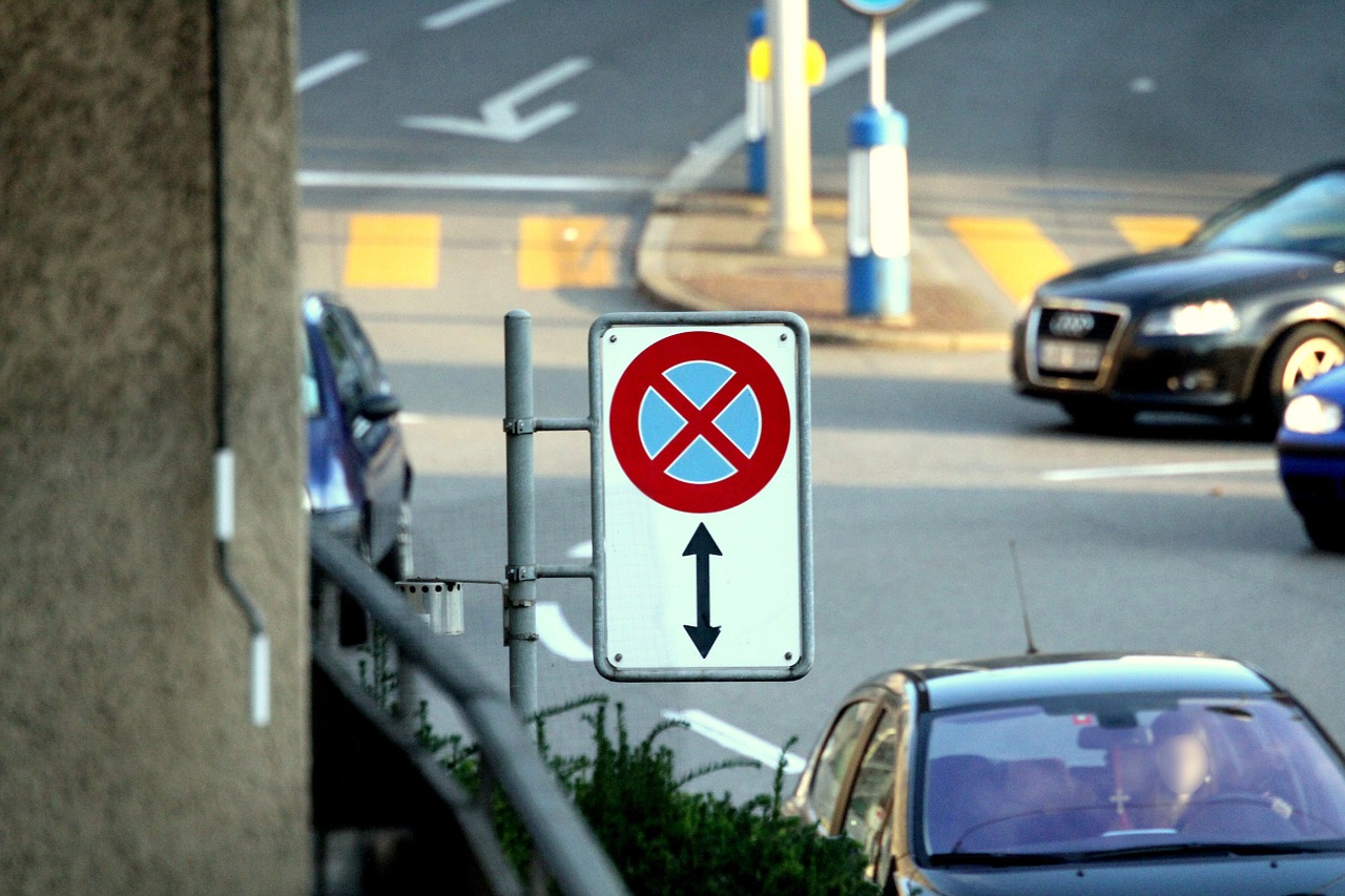 no parking stopping zurich free photo
