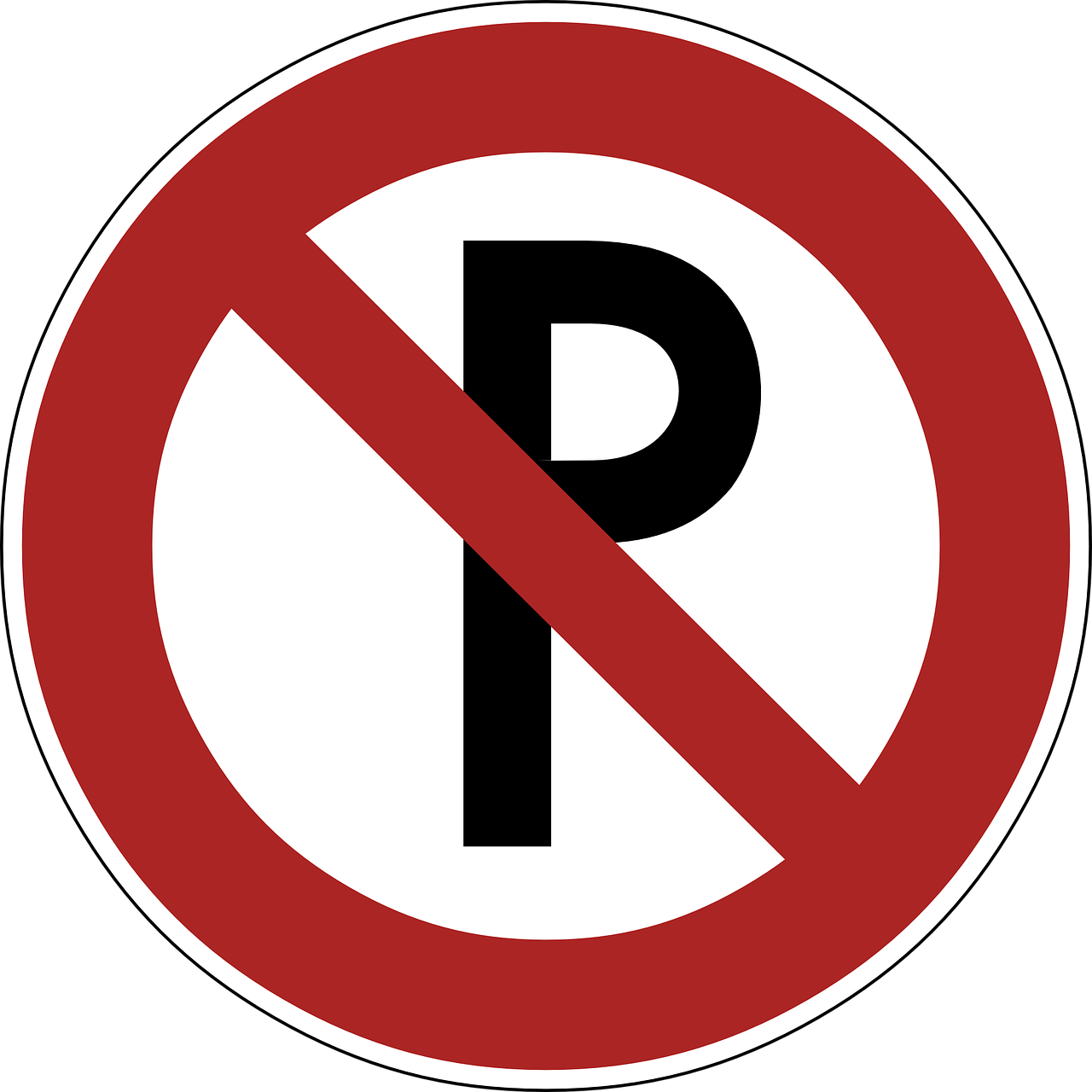 no parking sign signage free photo