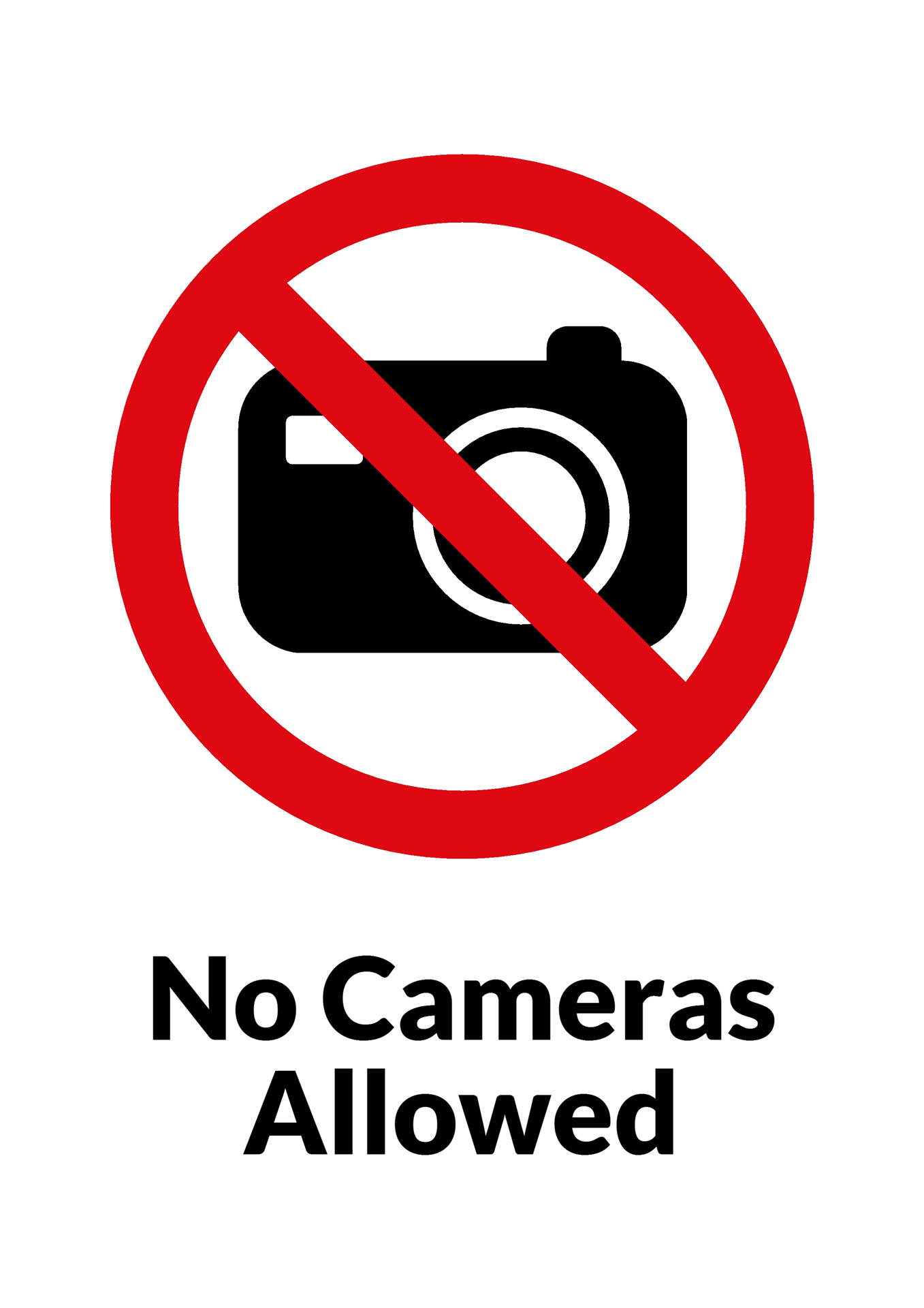 no photography warning sign sign free photo