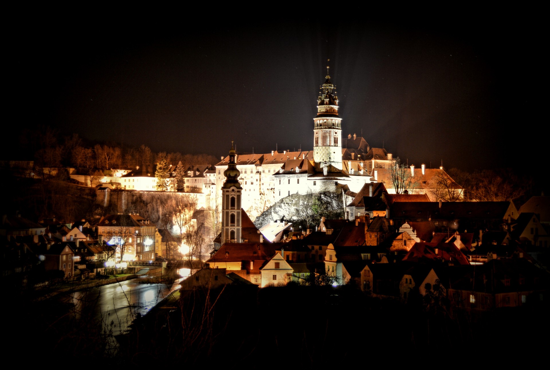 night city czech krumlov free photo